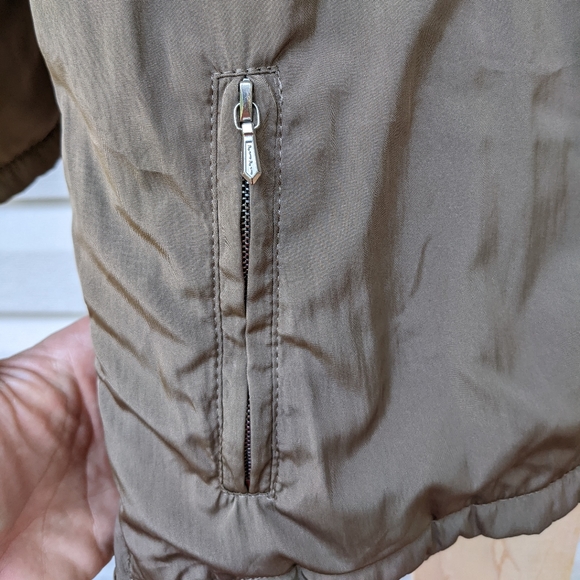 Flora and Henri Lightweight Hooded Quarter Zip Taupe Jacket Pullover 3 Youth - Picture 7 of 11